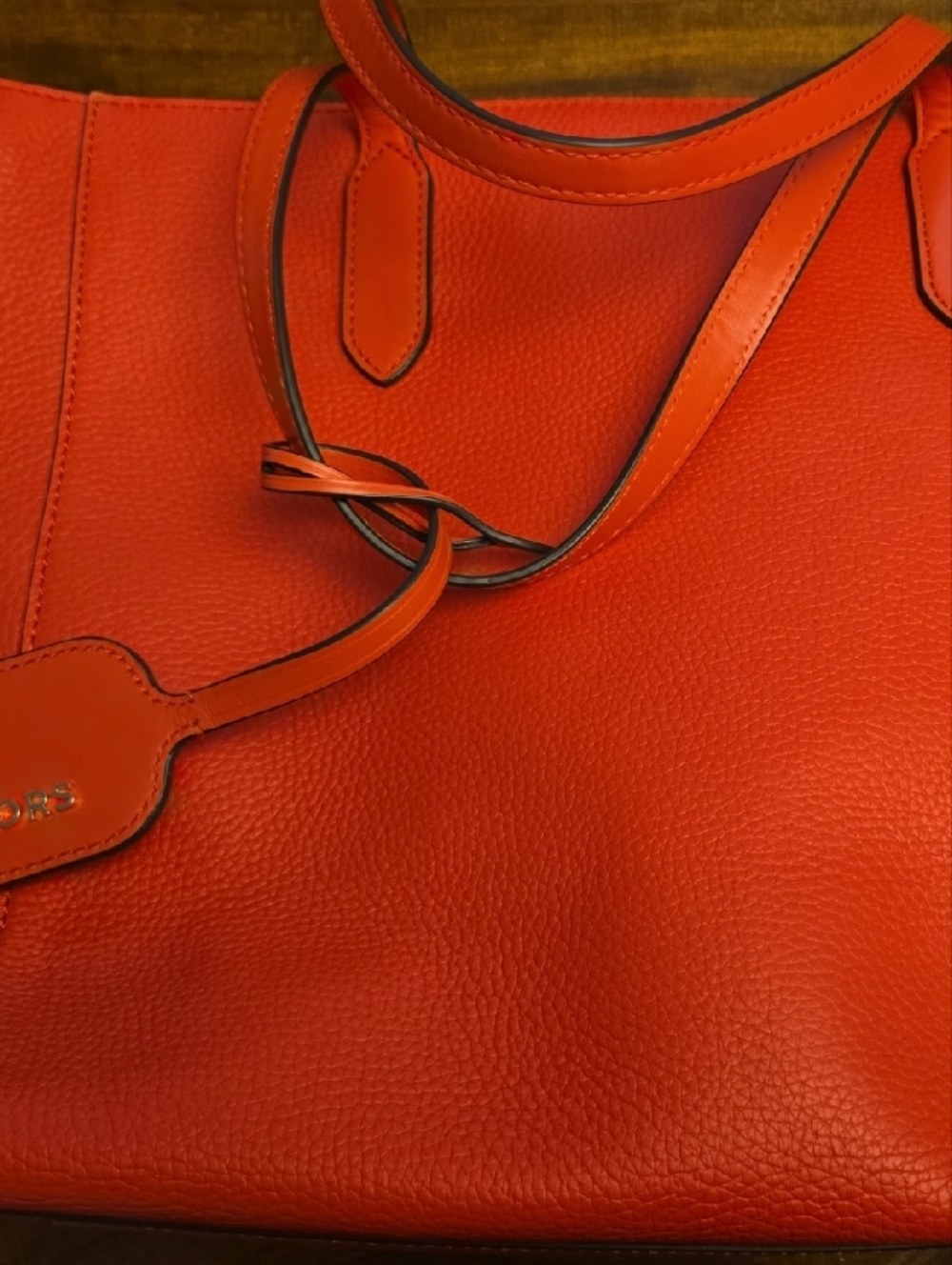 Michael Kors Sinclair Large Pebbled Leather Tote Bag In Sangria